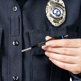 ASP-Blue Line Handcuff Key w/clip