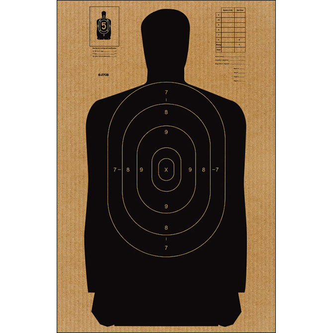 B27 Cardboard Target — Conway Tactical Supply