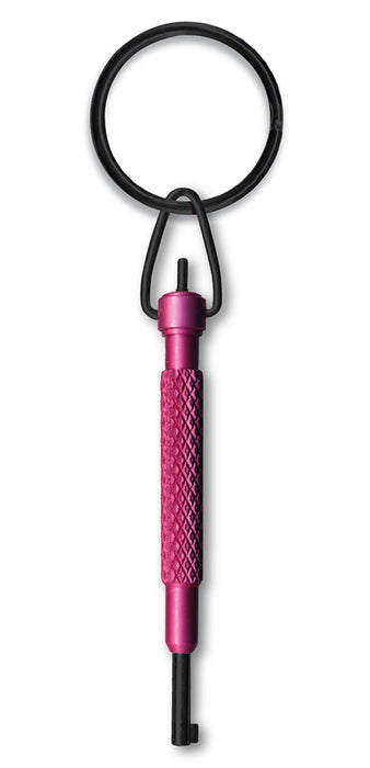 Pink Aluminum Swivel Key