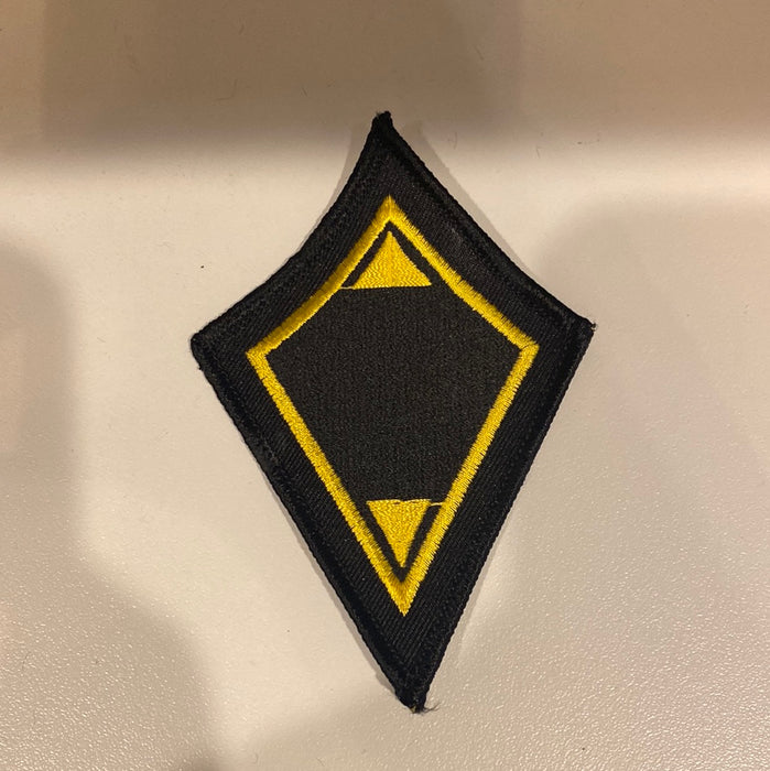 Black/Gold Diamond Patch