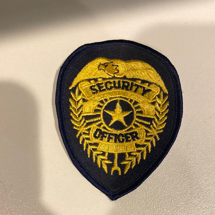 Navy/Gold Security Officer Patch