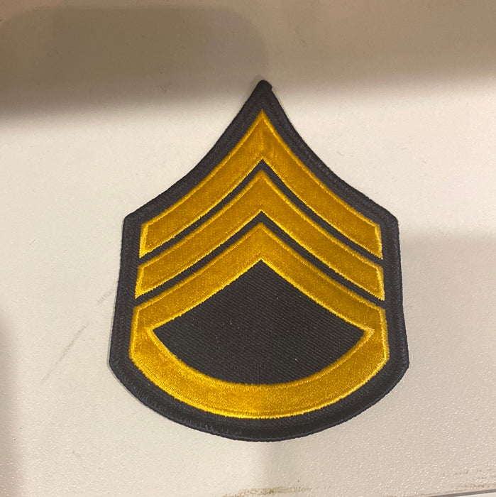 Navy/Gold Staff Sergeant Patch