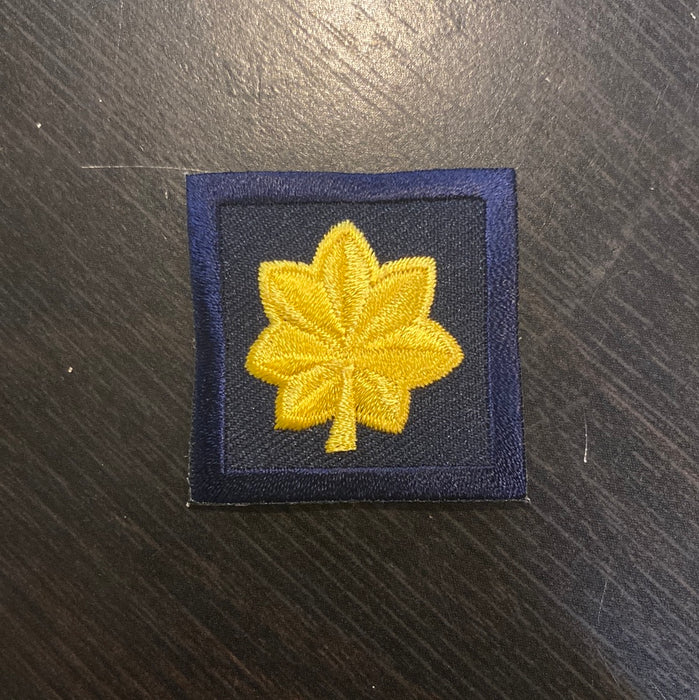 Gold Major on Navy Patch