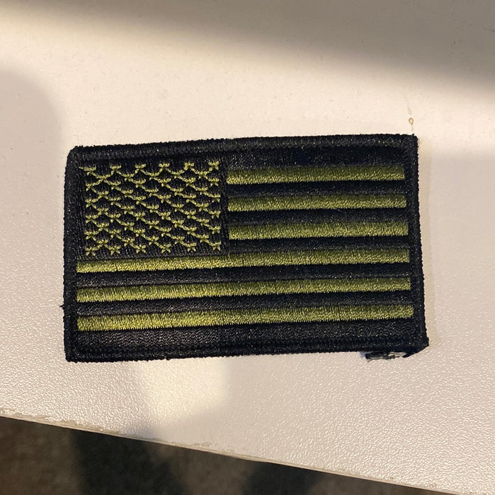 black/Green Flag Patch