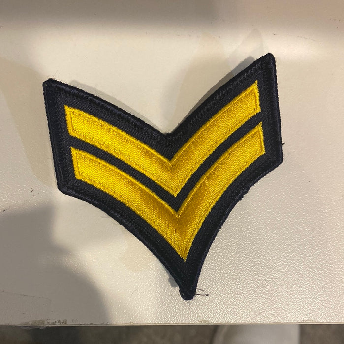 Navy/Gold Corporal Patch