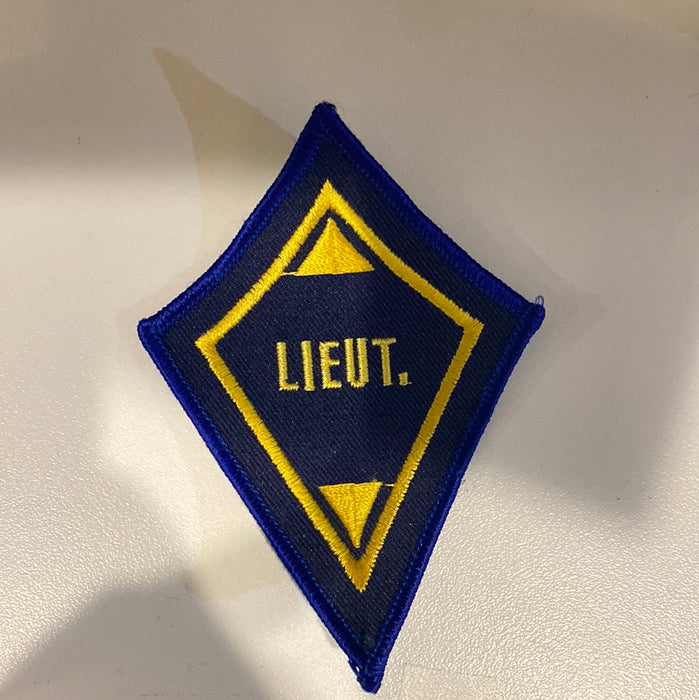 Blue/Gold Diamond Patch