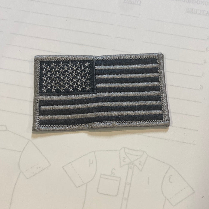 Grey/Black Flag Patch