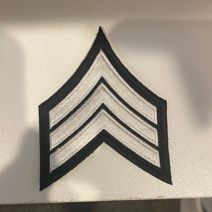 Black/White Sergeant Patch