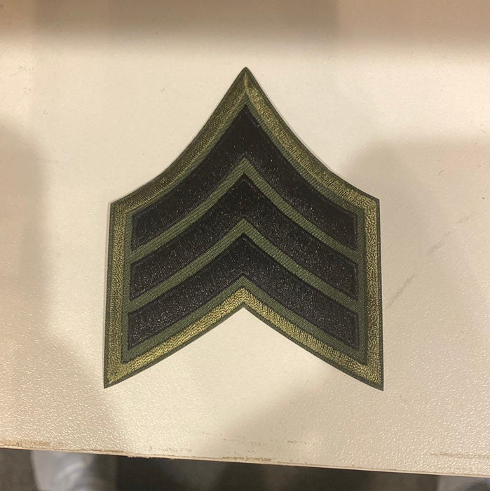 Green/Black Sergeant Patch