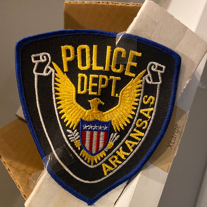 Blue/Black AR Police Dept. Shield Patch