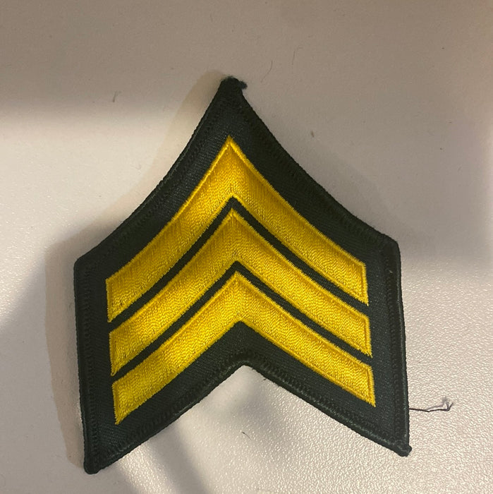 Green/Gold Sergeant Patch