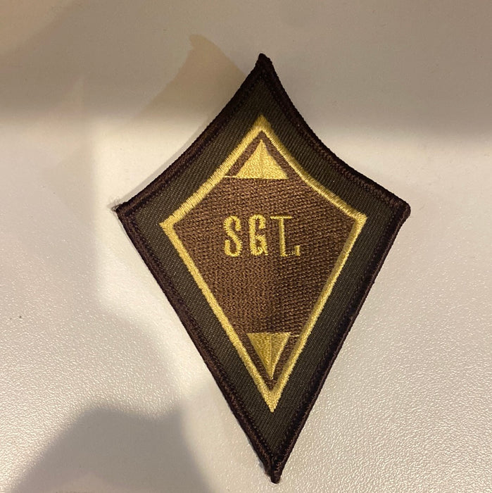 Brown/Tan Diamond Patch