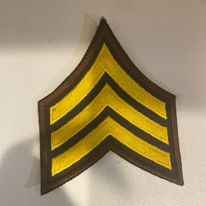 Brown/Gold Sergeant Patch