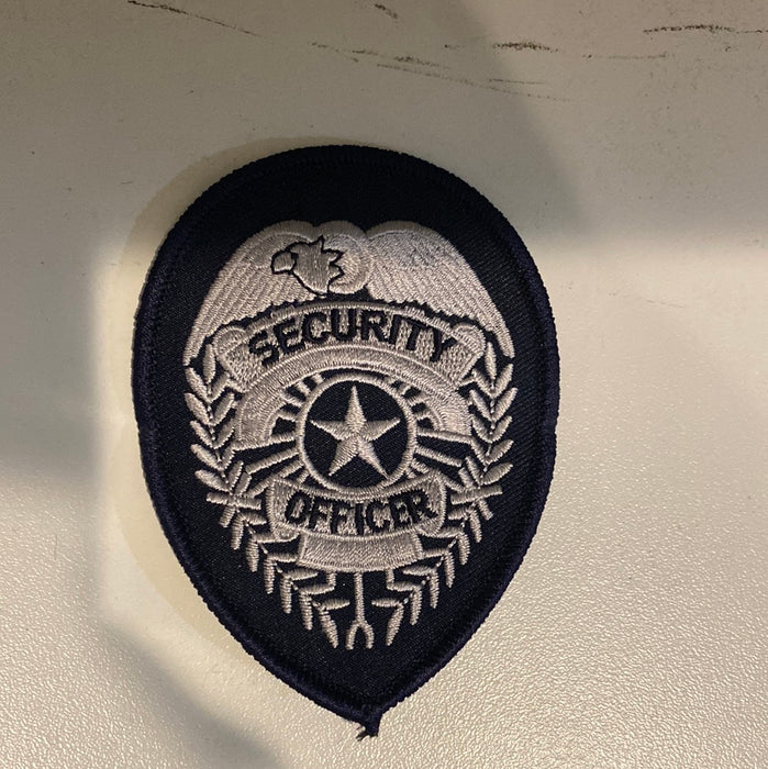 Navy/Silver Security Officer Patch