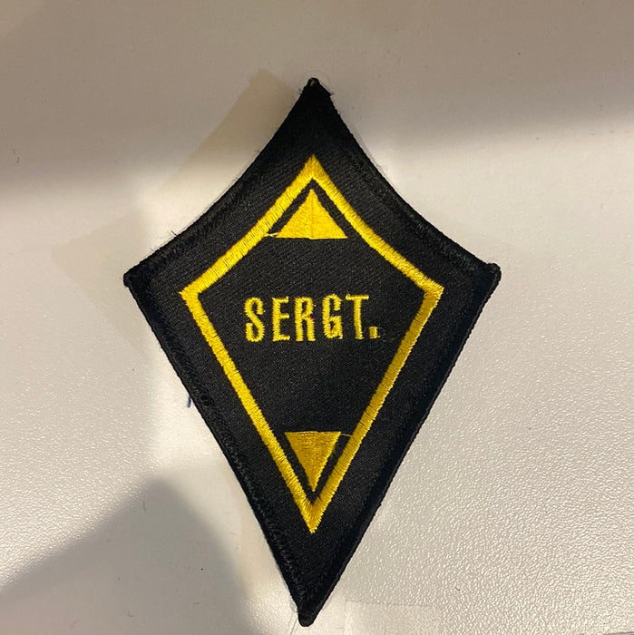 Black/Gold Diamond Patch