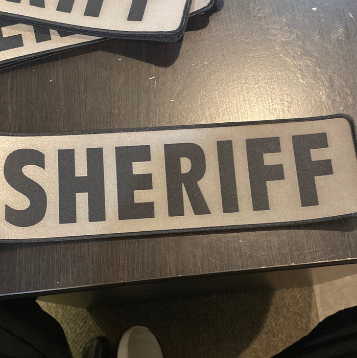 3.5x12 Reflective Sheriff Patch